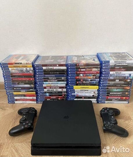 Игровая приставка ps4 с играми