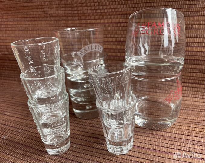 Бокал стопка шот стакан для виски ликера водки