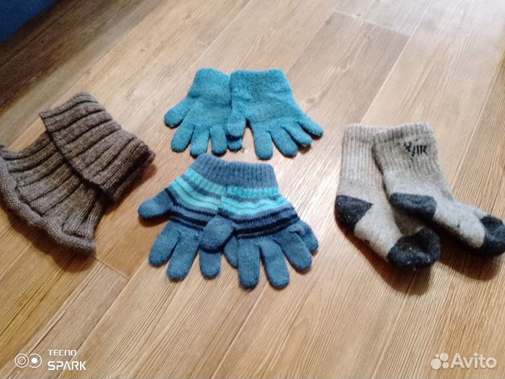 Шапка и перчатки