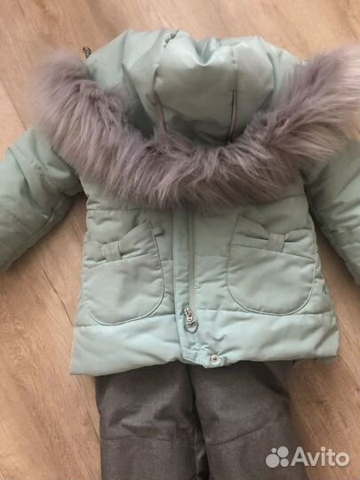 Зимний костюм для девочки 98