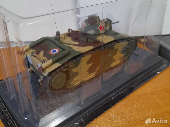 1/43 модель танка char b1 bis Франция 1940