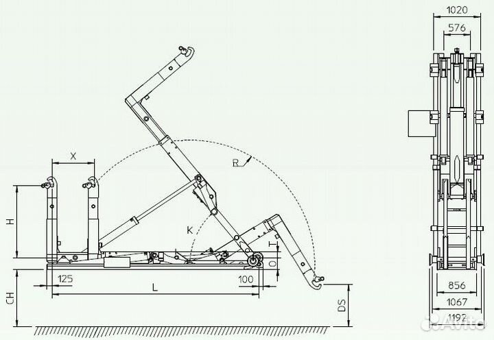 Мультилифт FAW 3310ам (8х4) + Велмаш (Palfinger) P
