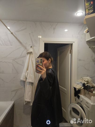 Кожаный пиджак Zarina