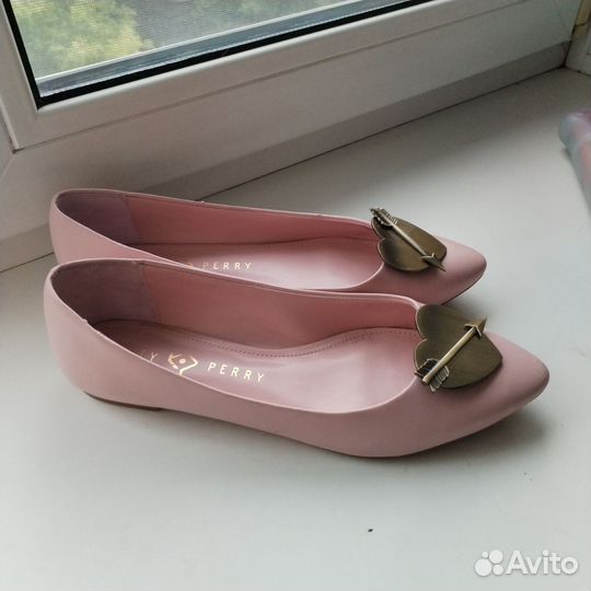 Балетки розовые katy perry 38 размер