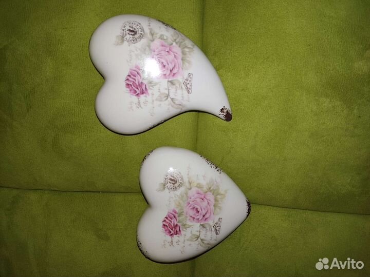 Сердце декоративное керамика