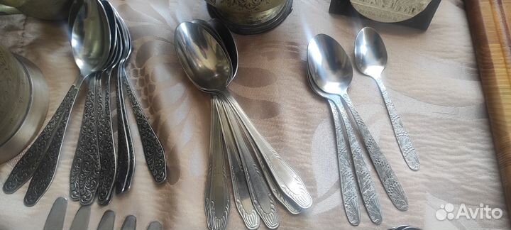 Ножи ложки вилки СССР нерж