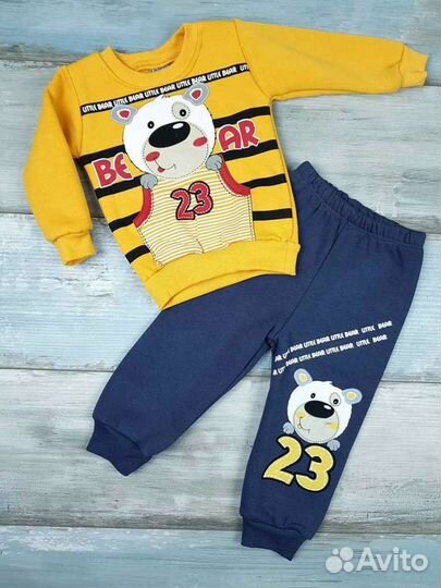 Костюм детский тёплый с начёсом