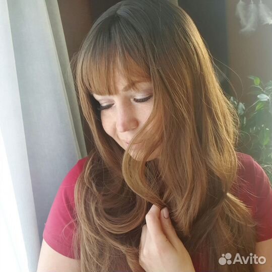 Парик новый длинный термоволос густой