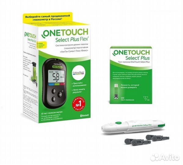 Новый Глюкометр one touch select plus