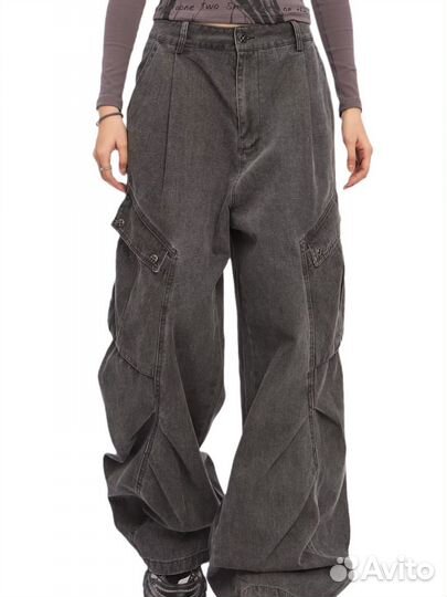 Широкие штаны карго