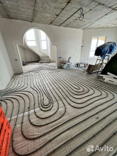 Водяной теплый пол радиаторы монтаж котельных