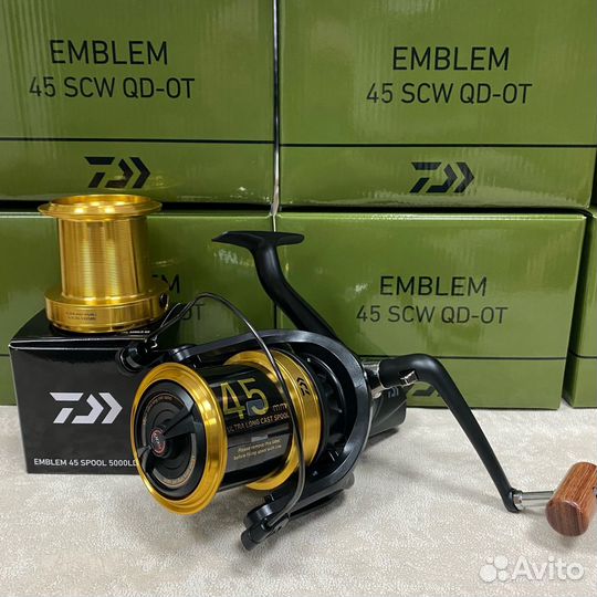 Новинка 2024 Катушка Daiwa Emblem 45 SCW QD - OT