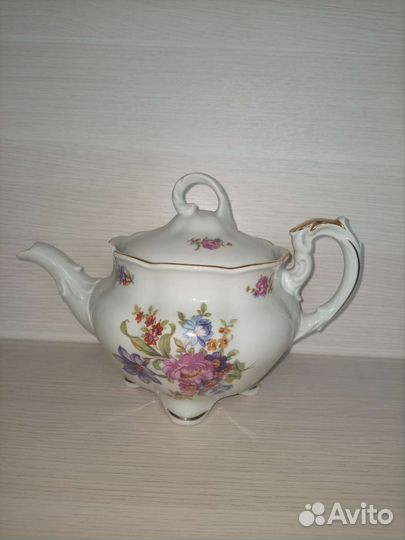 Чайники, молочники, сахарницы, фарфор СССР