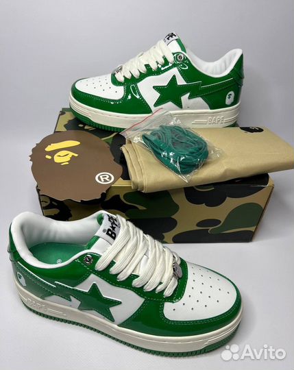 Кроссовки Bape sta green