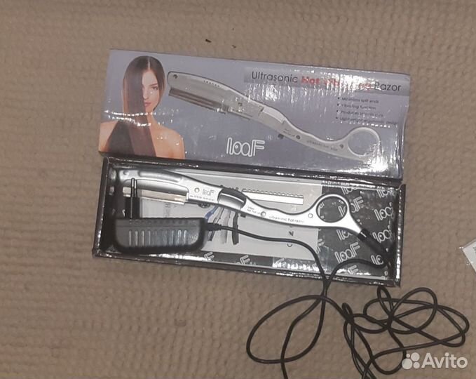 Ультразвуковоя горячая бритва для волос Loof