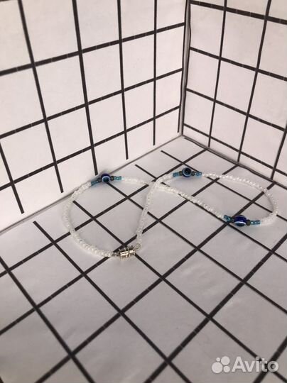 Браслет и чёкер из бисера