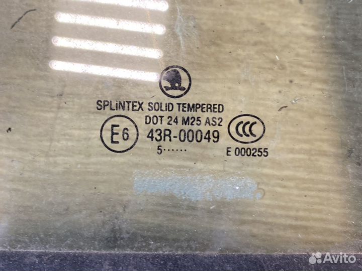 Skoda octavia a5 combi задняя R форточка двери