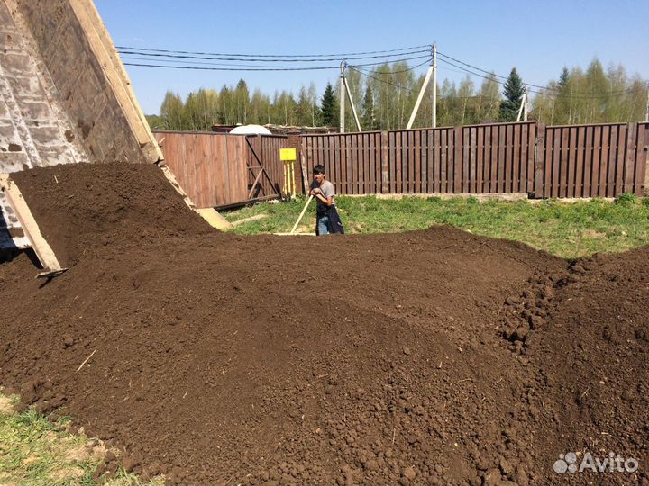 Чернозём плодородный грунт перегной навоз