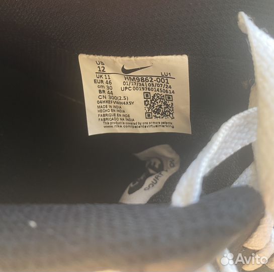 Кроссовки мужские nike 46 размер новые