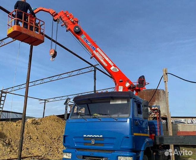 Услуги крана манипулятора