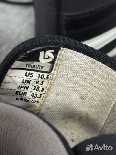 Ботинки для сноуборда 43.5eur Burton Tribute
