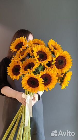 Подсолнухи Букет подсолнухов