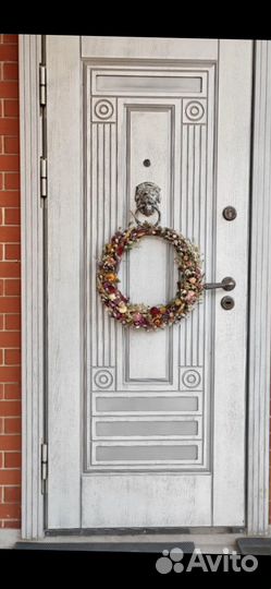 Венок пасхальный на дверь отт25 до 45 см