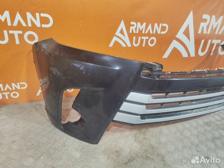 Бампер передний Toyota Highlander 3 U50 2016-2019
