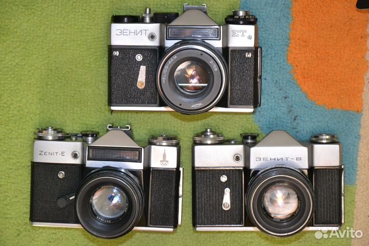 Фотоаппараты Зенит(ет,Е,В) 3шт