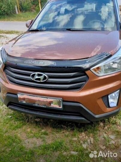 Дефлектор капота hyundai creta 2016-2021