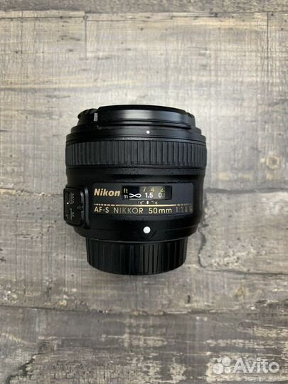 Объектив nikon AF-S nikkor 50mm f/1.8G