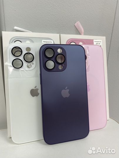 Чехол стекло iPhone 14 pro max AG-Glass MagSafe