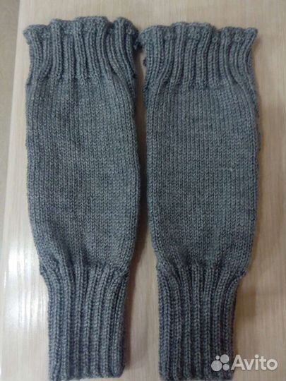 Гетры вязаные + митенки