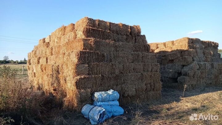 Солома в тюках