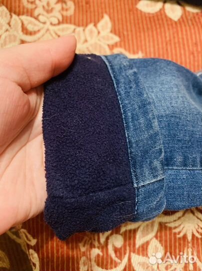 Утепленные джинсы 98