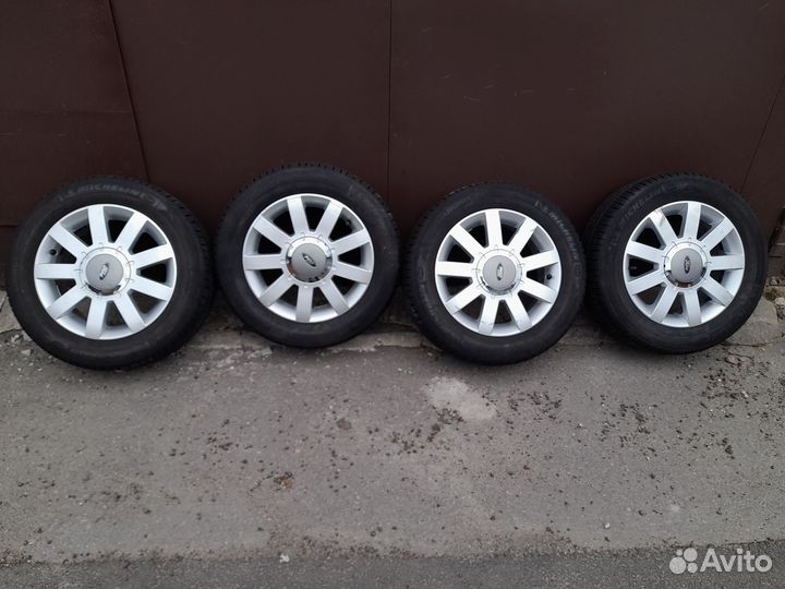 Диски Форд Фьюжн литые(оригинал) +шины Michelin