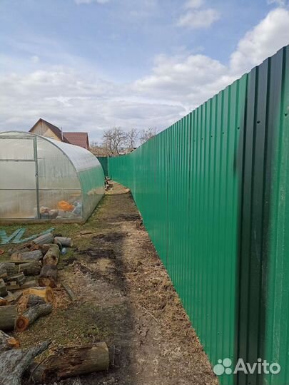 Заборы, ворота, навесы, лавочки, козырьки