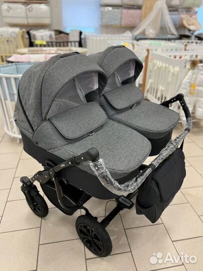 Коляска для двойни 2 в 1