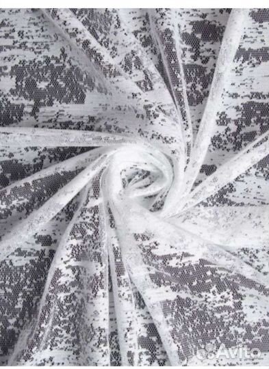 Тюль мрамор для гостиной ширина 300 высота 210