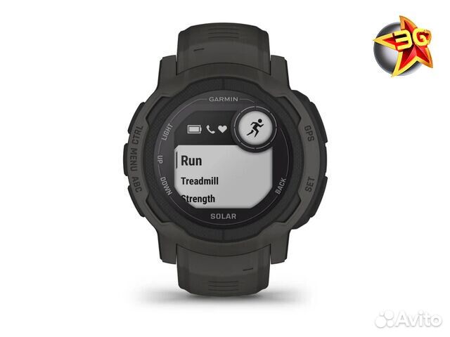 Часы Garmin Instinct 2 Solar Black 010-02627-00