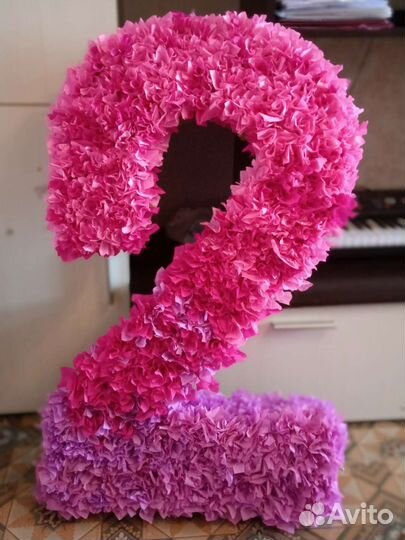 Цифра 2 на день рождения