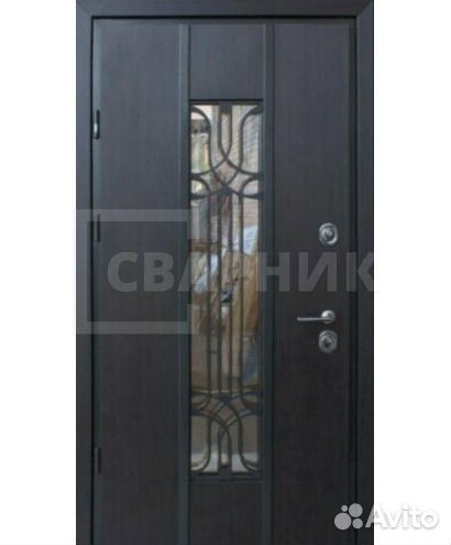 Входная дверь с и элементами ковки на заказ