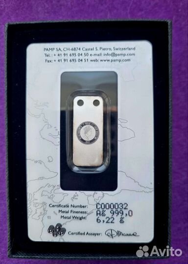 Монета-кулон Колибри, 1 доллар,ниуэ