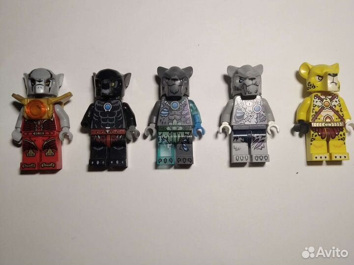 Lego Chima минифигурки 5 штук + диск