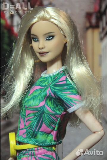 Ooak голова куклы Barbie Барби Милли колясочницы