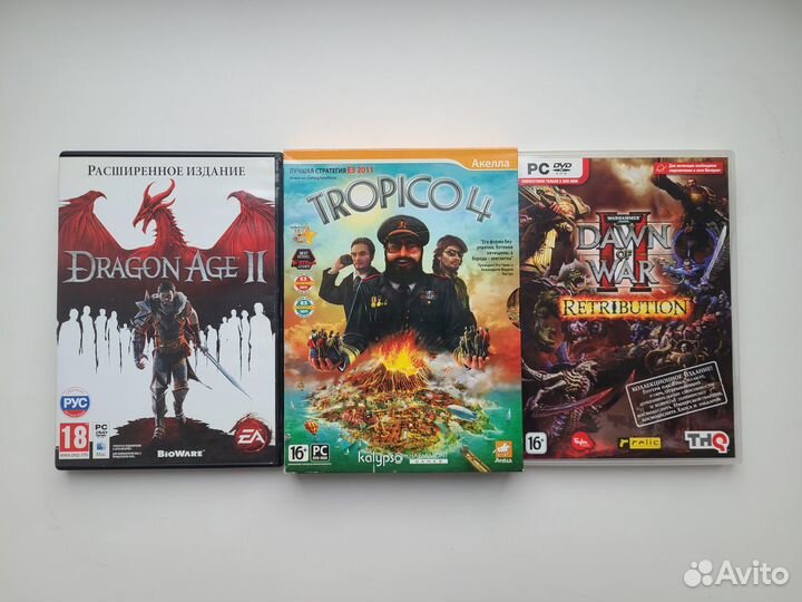 Лицензионные DVD боксы с играми