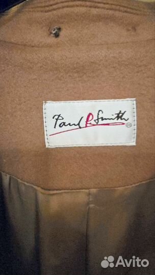 Пальто мужское Paul Smith кашемир Италия оригинал
