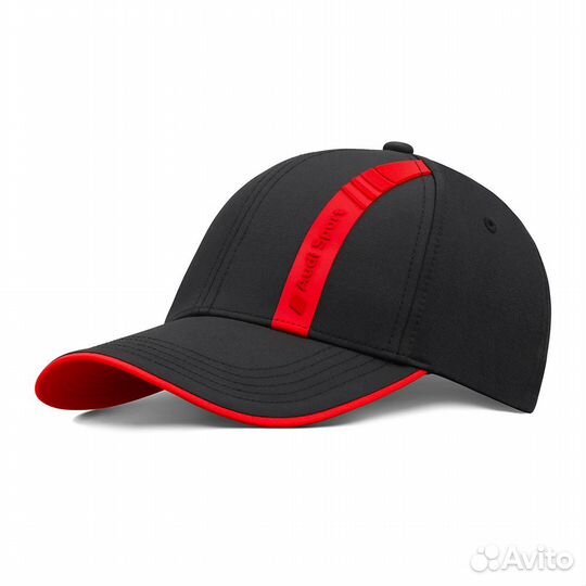 Бейсболка Audi Sport Cap, black/red