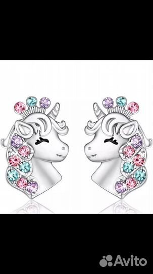 Серьги «Единорожки»