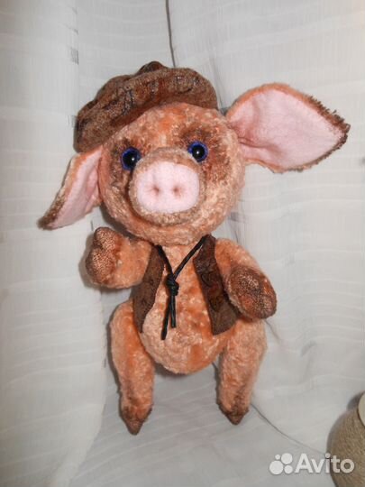 Поросенок Тедди ручная работа